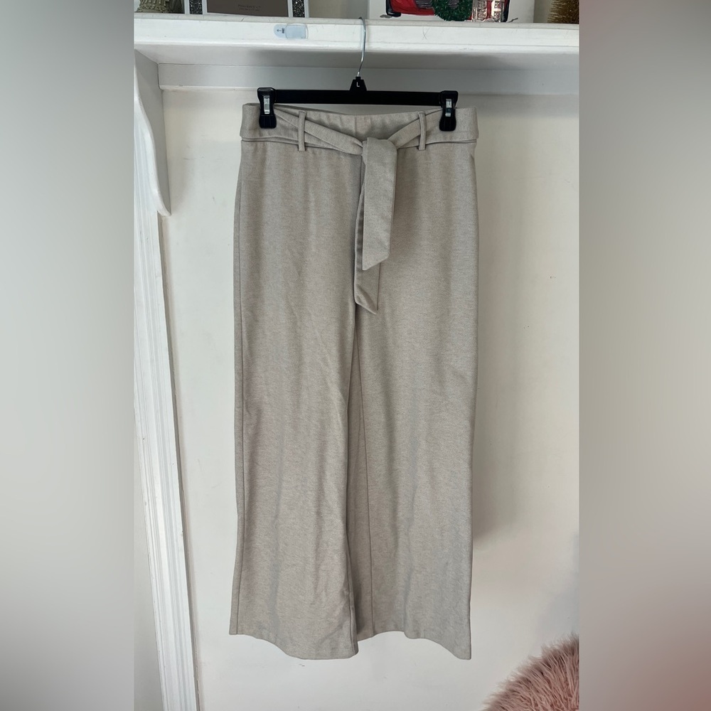 FINAL PRICE Carole Wren Stylish Gray Wide-Leg Pants